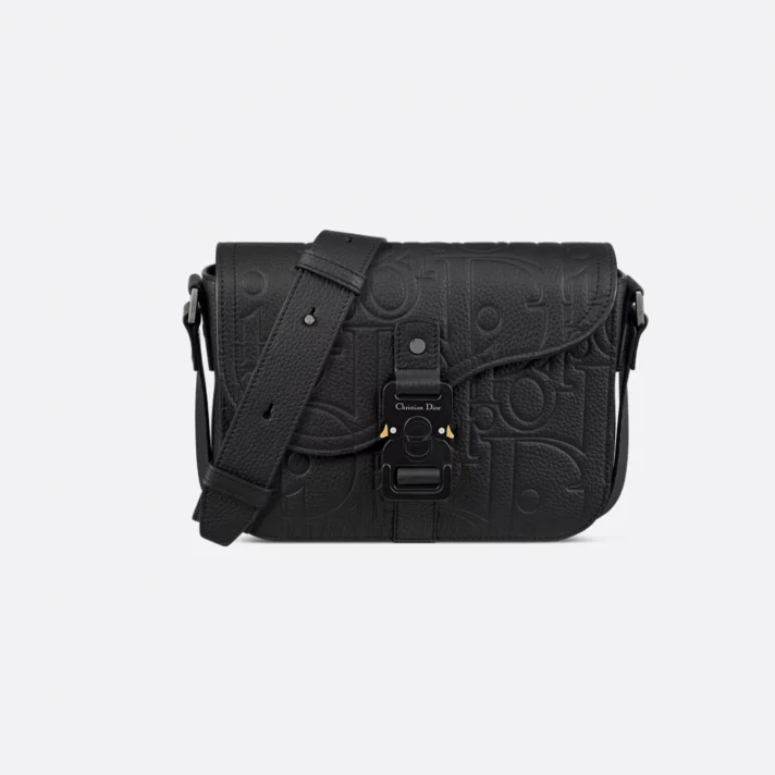 Small Saddle Messenger Bag with Flap