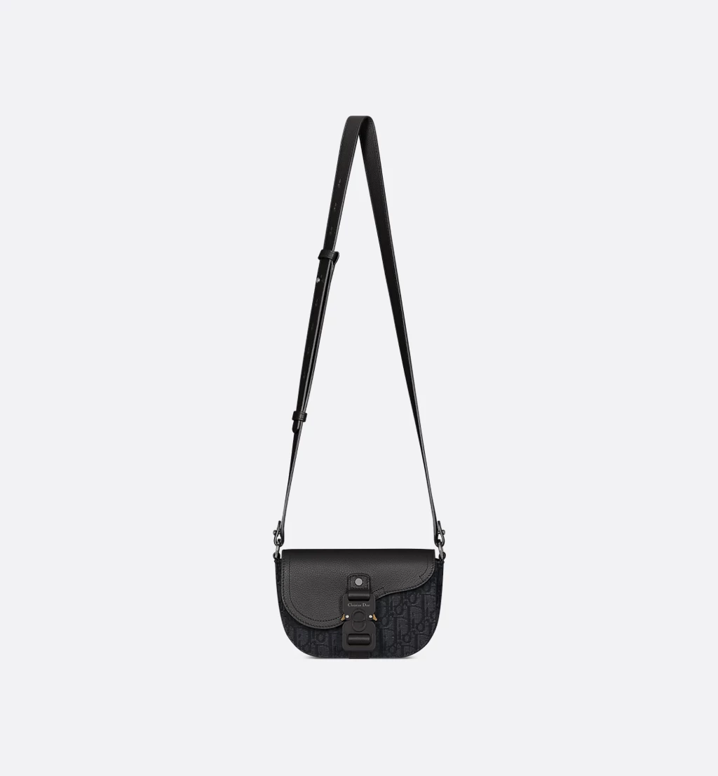 Mini Saddle Messenger Bag with Flap - Image 4