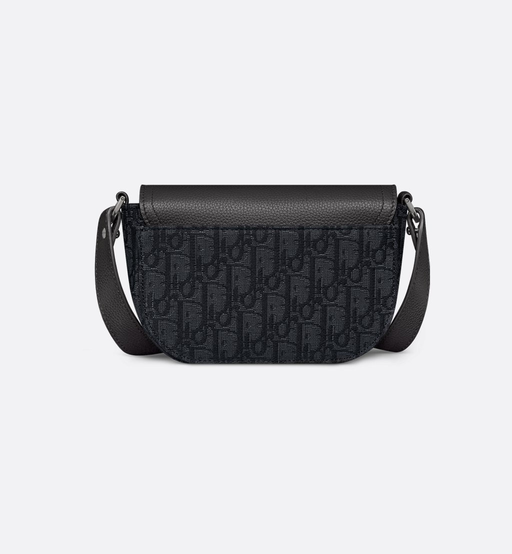 Mini Saddle Messenger Bag with Flap - Image 5